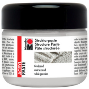 Marabu Pate structurée acrylique, 225 ml, sable fin,