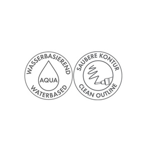 Marabu Feutres fins 'GRAPHIX', noir, étui de 4 en carton,