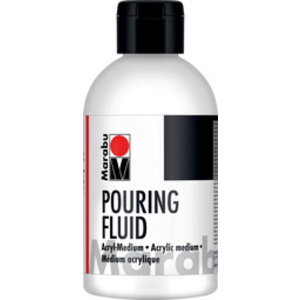 Marabu Pouring Fluid Médium acrylique, 250 ml
