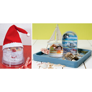 HEYDA Boule à neige personnalisable, (L)90 x (H)85 mm