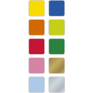 HEYDA Set de tampons encreurs 'Rainbow', boîte transparente