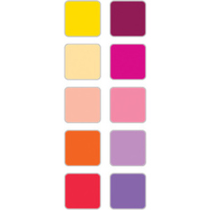 HEYDA Set de tampons encreurs 'Sunrise', boîte transparente