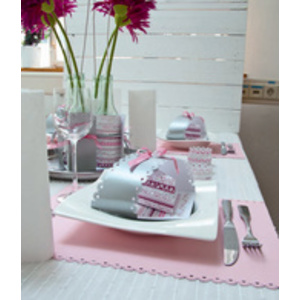 HEYDA Perforatrice à motif 'fleur', couleur: violet