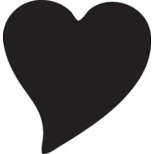 HEYDA Perforatrice à motif 'coeur', grand, couleur: bleu