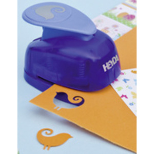 HEYDA Perforatrice à motif 'coeur', grand, couleur: bleu