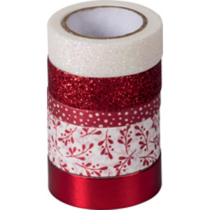 HEYDA Ruban adhésif décoratif Effets, rouge