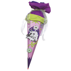 ROTH Kit de bricolage de cornet scolaire 'chaton', hexago-