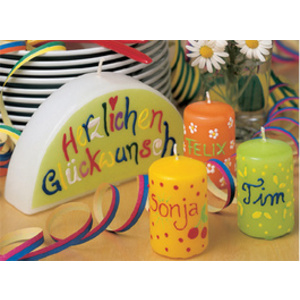 KREUL Marqueur pour bougies, 29 ml, noir