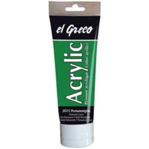 KREUL Peinture acrylique el Greco, tube 75 ml, ombre brûlée