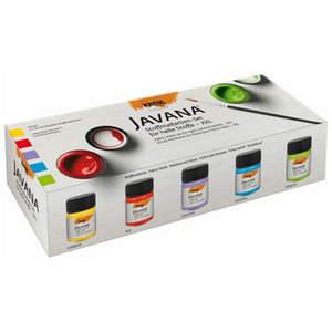 KREUL Peinture pour textiles JAVANA, kit XXL 5 x 50ml