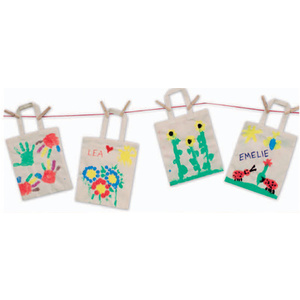 KREUL Peinture au doigt pour textile 'MUCKI', kit de 4