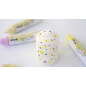 KREUL Marqueur pour bougies, 29 ml, or scintillant