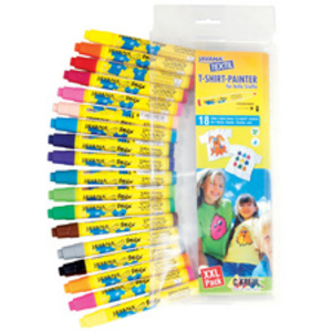 KREUL Marqueurs textiles medium 'Junior', set de 18