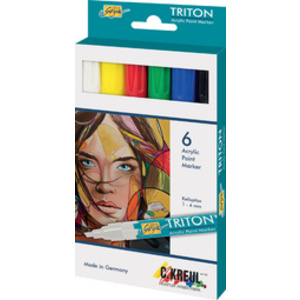 KREUL Marqueur acrylique SOLO Goya triton acrylic 1.4, kit 6