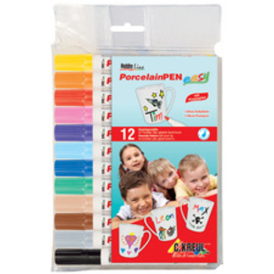 KREUL Marqueur pour porcelaine medium 'Junior', set de 12