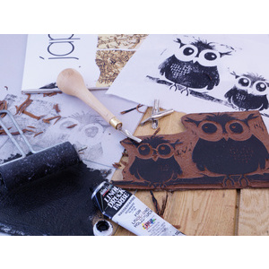 KREUL Kit de linogravure Hobby Line