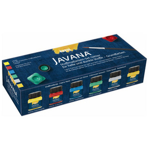 KREUL Peinture pour textiles JAVANA 'paillette', set créatif
