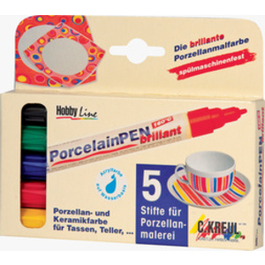 KREUL Marqueur pour porcelaine 'Glass & Porcelain Pen'