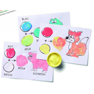 KREUL Gouache aux doigts 'MUCKI', kit 5 x 50 ml