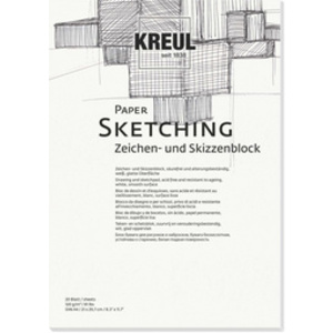 KREUL Bloc pour artistes Paper Sketching, A3, 20 feuilles