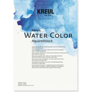 KREUL Bloc pour artistes Paper Water Color, A3, 10 feuilles