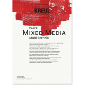 KREUL Bloc pour artistes Paper Mixed Media, A3, 10 feuilles