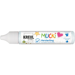 KREUL Déco fantaisie 'MUCKI', 29 ml, Pen, noir scintillant