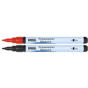 KREUL Marqueur permanent, fine, rouge