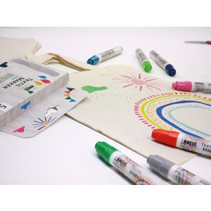 KREUL Feutre textile médium 'Junior', set de 5