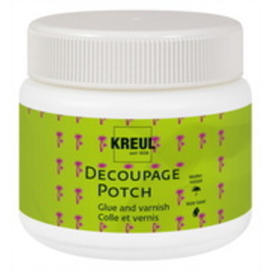 KREUL Colle & vernis DECOUPAGE POTCH, 250 ml