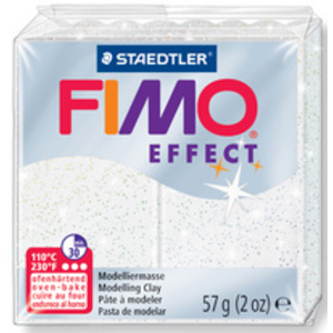 FIMO Pâte à modeler EFFECT, à cuire, 57 g, lilas paillette