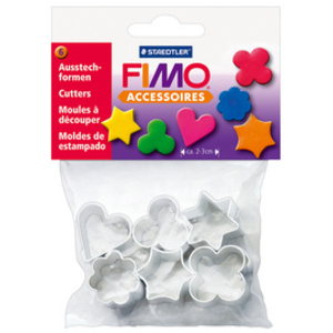 FIMO Moules à découper pour pâte à modeler, en métal, 6
