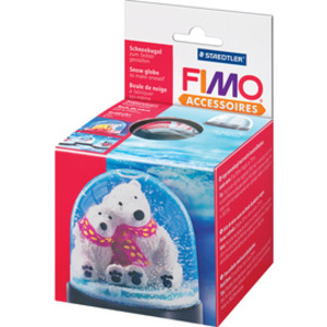 FIMO Boule de neige, ovale, transparent