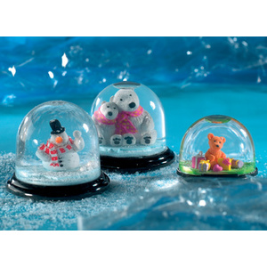 FIMO Boule de neige, ovale, transparent