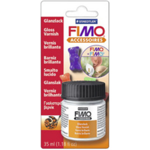 FIMO Vernis brillant, pour 30 feuilles maxi ml dans un verre