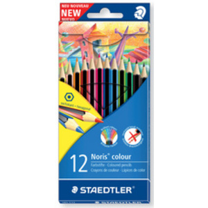 STAEDTLER Crayon de couleur Noris Colour, étui carton de 12  - 90067