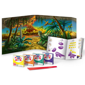 FIMO kids Kit de modelage Form & Play 'Dino', niveau 2