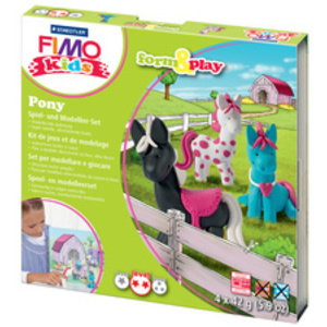 FIMO kids Kit de modelage Form & Play 'Pony', niveau 2