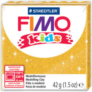 FIMO kids Pâte à modeler, à cuire, 42 g, rose paillette