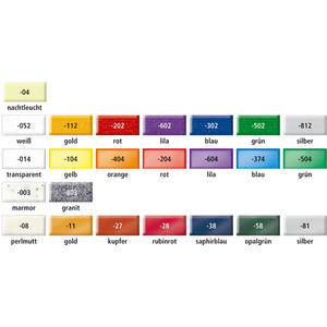 FIMO EFFECT Pâte à modeler, présentoir de 288,