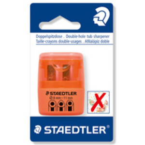 STAEDTLER Taille-crayon à 2 trous 51260F, vert néon