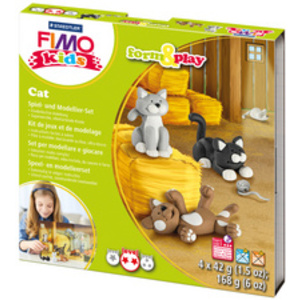 FIMO kids Kit de modelage Form & Play 'Cat', niveau 2