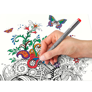 STAEDTLER Feutre à pigment, étui de 6