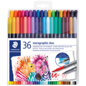 STAEDTLER Feutre double pointe Design Journey, étui de 18