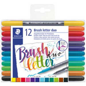 STAEDTLER Feutre calligraphie double pointe Design Journey