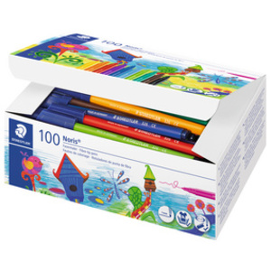 STAEDTLER Feutre de coloriage Noris, boîte de 100