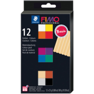 FIMO PROFESSIONAL Kit de pâte à modeler, kit de 12