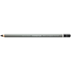 STAEDTLER Crayon au fusain Mars Lumograph charcoal, dureté:M