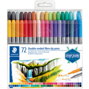 STAEDTLER Feutre double pointe Design Journey, étui de 120