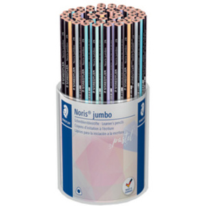 STAEDTLER Crayon Noris jumbo pastel, dureté: 2B, pot de 48